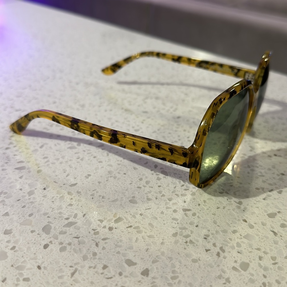 YSL Sunglasses Tortoise Oversized Vintage Style - Picture 7 of 9